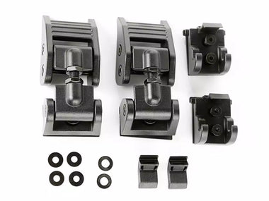 Rugged Ridge Textured Black Hood Catches 2018-2023 Jeep Wrangler JL / Gladiator