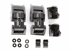 Rugged Ridge Textured Black Hood Catches 2018-2023 Jeep Wrangler JL / Gladiator