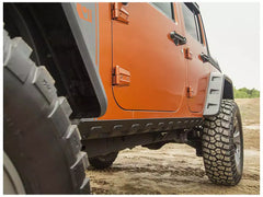 Rugged Ridge Rocker Guard Body Armor 18-23 Jeep Wrangler JL 2-Door