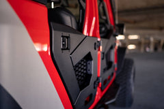DV8 Offroad Half Doors - Rear Set 18-22 Jeep Wrangler JL/JT Spec Series