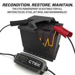 CTEK CT5 Powersport 12V 2.3A Battery Charger & Maintainer | 40-339