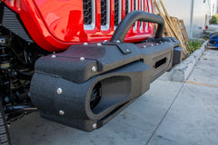 DV8 Offroad Winch Ready Front Bumper with Bull Bar Jeep JL & JT
