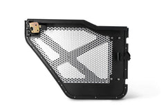 DV8 Aluminum Rear Half Doors with Perforated Mesh 2018-2023 Jeep JL / JT
