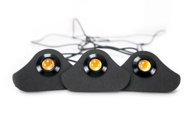 DV8 Offroad Grill Amber Marker Lights 2018-2023 Jeep JL