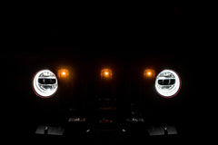 DV8 Offroad Grill Amber Marker Lights 2018-2023 Jeep JL