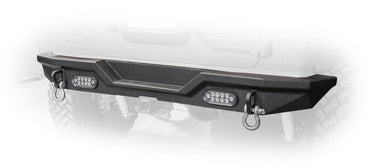 DV8 Offroad Rear Bumper with LED Lights Jeep Wrangler JL
