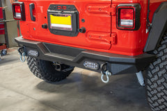 DV8 Offroad Rear Bumper with LED Lights Jeep Wrangler JL