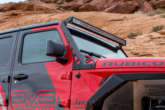 DV8 Offroad Over Windshield Light Bar Bracket  2018+ Jeep Wrangler JL