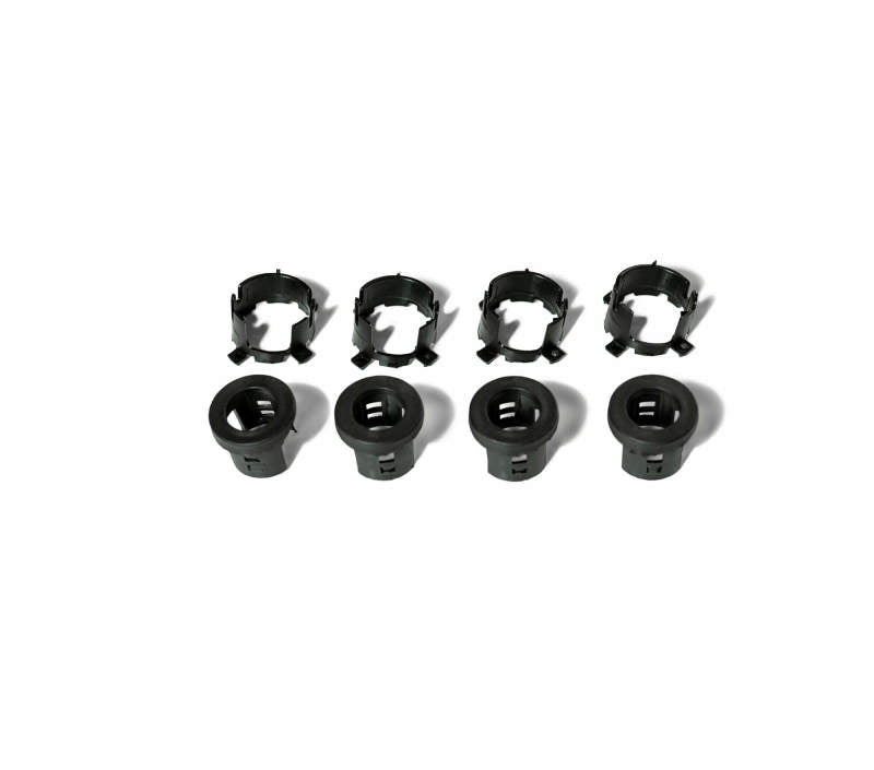 DV8 Offroad Front Bezel & Rear Clip Replacement Kit for MOPAR Sensors - Set of 4