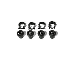 DV8 Offroad Front Bezel & Rear Clip Replacement Kit for MOPAR Sensors - Set of 4