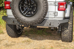 Rugged Ridge Spartan Rear Bumper Full Width 2018+ Jeep Wrangler JL