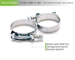 DV8 Offroad Fire Extinguisher Mount Clamps - Small Diameter