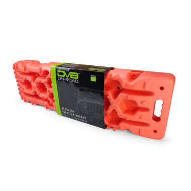 DV8 Offroad Recovery Traction Boards with Carry Bag - Red