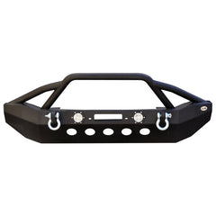 DV8 Offroad FS-8 Mid Length Steel Front Bumper with LED Lights