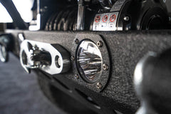 DV8 Offroad FS-8 Mid Length Steel Front Bumper with LED Lights