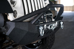 DV8 Offroad FS-8 Mid Length Steel Front Bumper with LED Lights