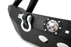 DV8 Offroad FS-8 Mid Length Steel Front Bumper with LED Lights