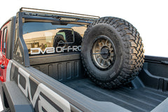 DV8 Offroad Stand Up In-Bed Spare Tire Carrier 2020-2023 Jeep Gladiator JT
