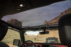 Rugged Ridge Eclipse Sun Shade Black Front 18-23 Jeep Wrangler JLU/JT