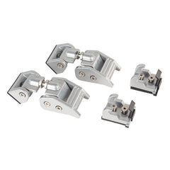 Rugged Ridge Silver Hood Catch Kit 2018-2023 Jeep Wrangler JL