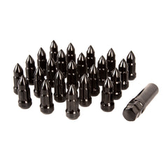 Rugged Ridge Lug Nut Bullet Style Black 1/2-20