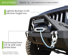 DV8 Offroad FS-15 Steel Stubby Front Bumper