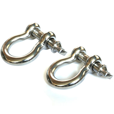 Rugged Ridge Stainless Steel 7/8in D-ring Shackles