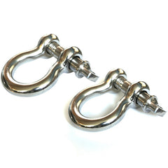 Rugged Ridge Stainless Steel 7/8in D-ring Shackles