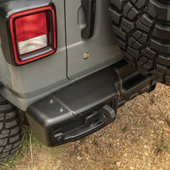 Rugged Ridge Spartacus Rear Bumper Black 2018-2023 Jeep Wrangler JL