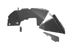 Rugged Ridge Inner Front Fender Liners  Aluminum Black