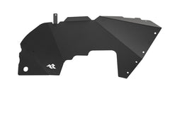 Rugged Ridge Inner Front Fender Liners  Aluminum Black