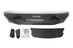 DV8 Offroad Steel Stubby Front Bumper with Light Bracket & Winch Plate