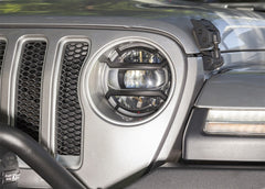 Rugged Ridge Black Elite Headlight Guards 2018-2023 Jeep Wrangler JL