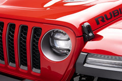 Rugged Ridge Black Elite Headlight Guards 2018-2023 Jeep Wrangler JL