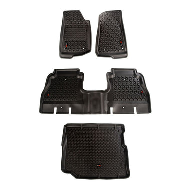 Rugged Ridge All-Terrain Front/Rear/Cargo Floor Mats Jeep JL