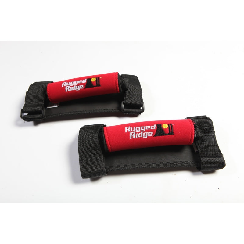 Rugged Ridge Neoprene Grab Handles Red Jeep Wrangler JL /JT