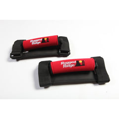Rugged Ridge Neoprene Grab Handles Red Jeep Wrangler JL /JT