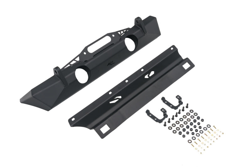 Rugged Ridge Front XOR Stubby Bumper with Skid Plate 18-23 Jeep Wrangler JL /JT