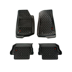 Rugged Ridge Floor Liner Kit- Black Front & Rear JL 2Dr