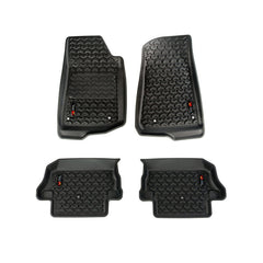 Rugged Ridge Floor Liner Kit- Black Front & Rear JL 2Dr