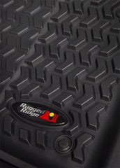 Rugged Ridge All-Terrain Floor Liners Front Row 2018-2023 Jeep Wrangler JL / JT