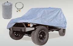 Rugged Ridge Car Cover Kit; Cover; Bag Cable & Lock