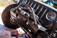 ICON Pro Series Front Bumper with Bar & Tabs