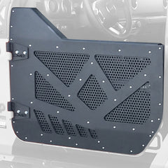 DV8 Aluminum Half Doors with Perforated Mesh Front Includes Mirrors Jeep JL / JT