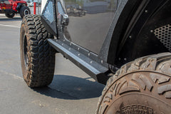 DV8 Offroad Frame Mounted Sliders Jeep JL 2-door