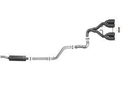 aFe Rebel Series 2.5in 304 SS Cat-Back Exhaust w/ Black Tip Jeep Wrangler (JL)