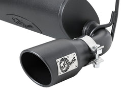 aFe Rebel Series 2.5in 409 SS Axle-Back Exhaust w/ Black Tips Jeep Wrangler (JL) V6 3.6L