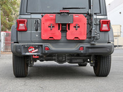 aFe MACH Force-Xp Axle-Back Exhaust System w/Black Tip 18-23 Jeep Wrangler L4-2.0T / V6-3.6L