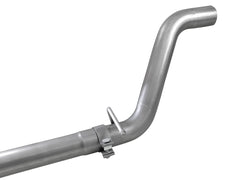 aFe MACH Force-Xp 2-1/2in 409 Stainless Steel Mid-Pipe w/Resonator Delete Jeep Wrangler JL 3.6L