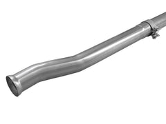 aFe MACH Force-Xp 2-1/2in 409 Stainless Steel Mid-Pipe w/Resonator Delete Jeep Wrangler JL 3.6L